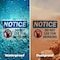 Signmission Do Not Use For Drinking Sign With Symbol, 14 in W x Rectangle, Vinyl Decal OS-2PACK-NS-D-1014-L-11402 - alternate 5